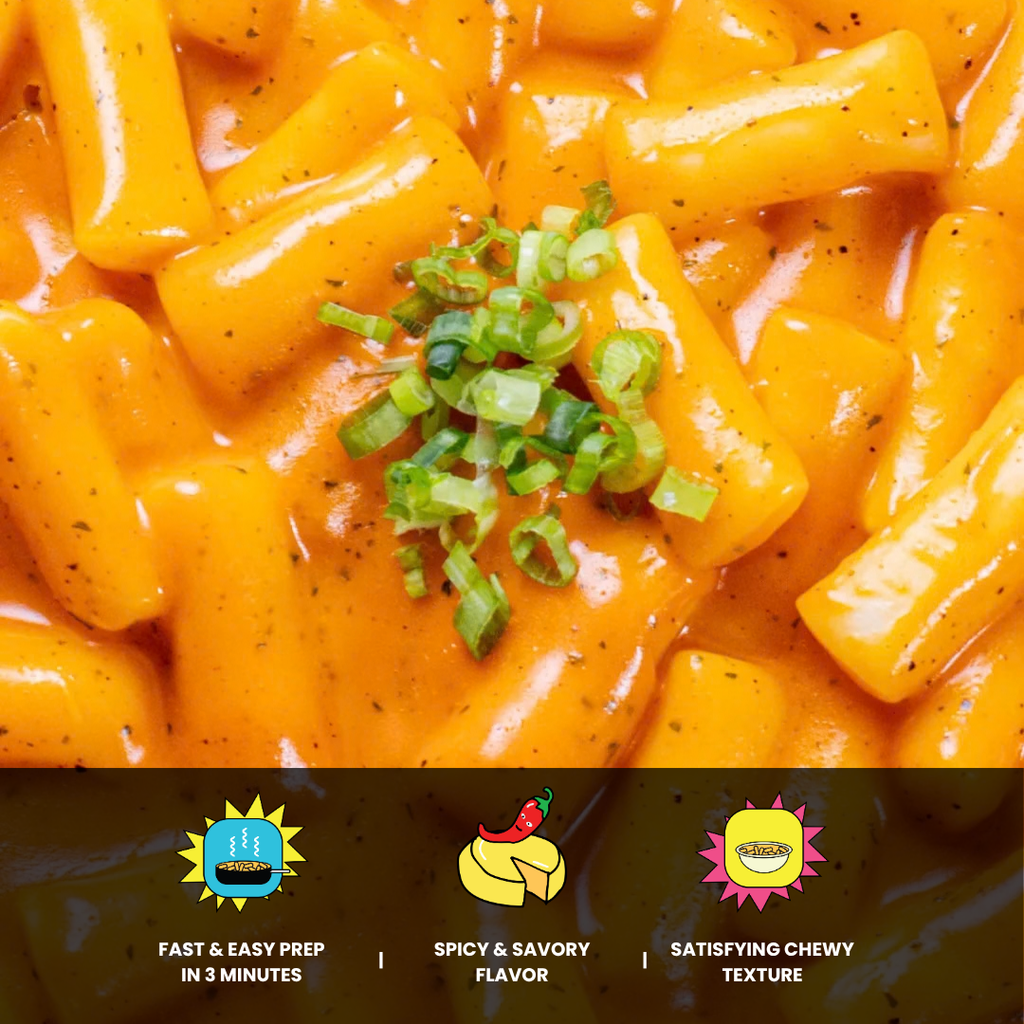 Spicy Cheese Tteokbokki Box (6 Cups)