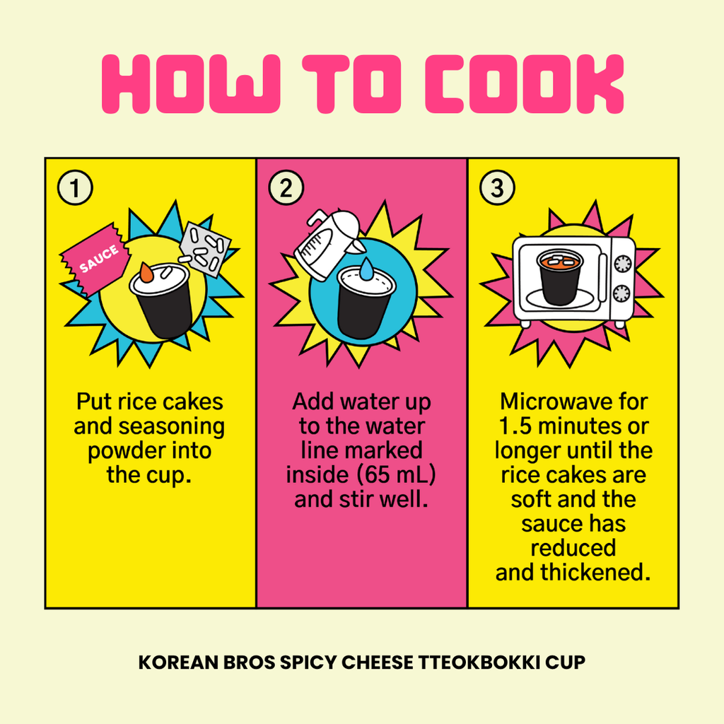 Spicy Cheese Tteokbokki Box (6 Cups)