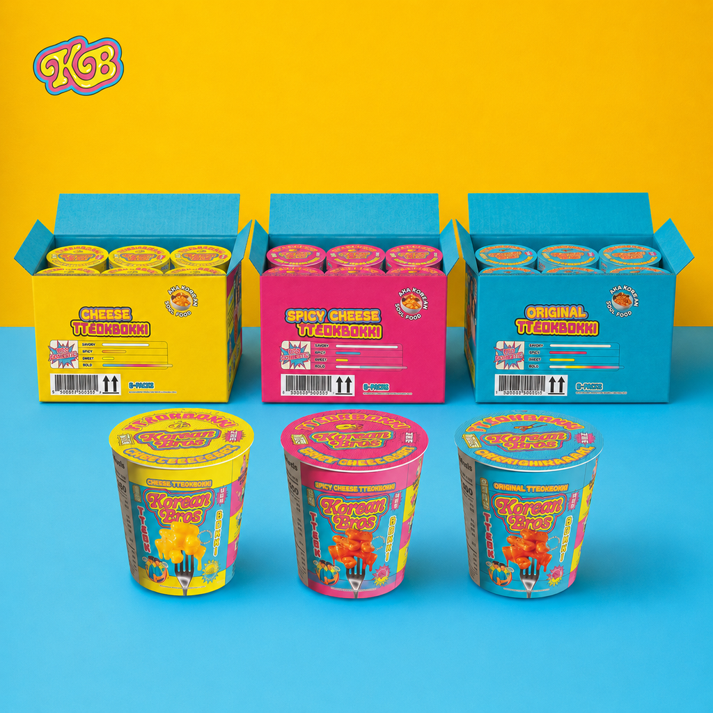 Korean Bros Cup Tteokbokki Variety Bundle