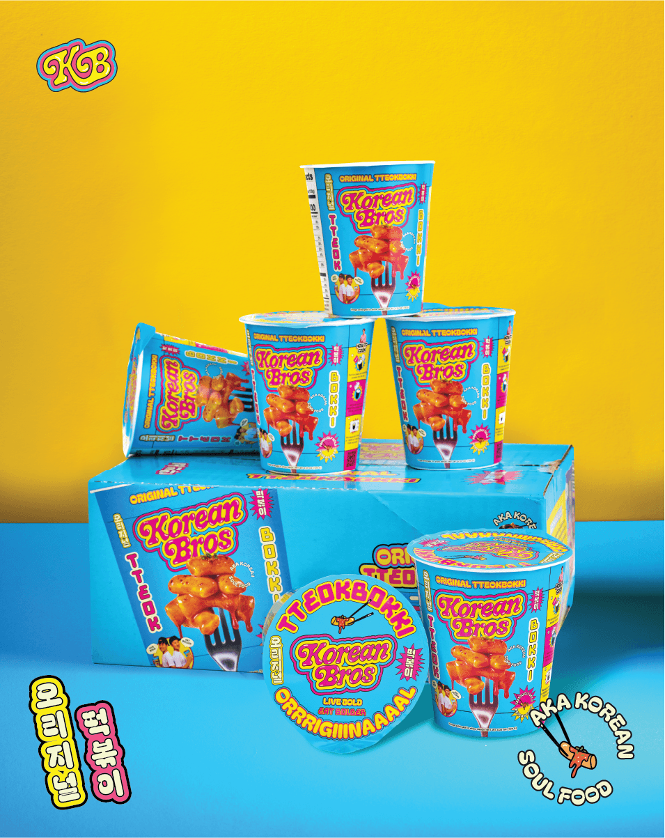 Korean Bros Cup Tteokbokki Variety Bundle
