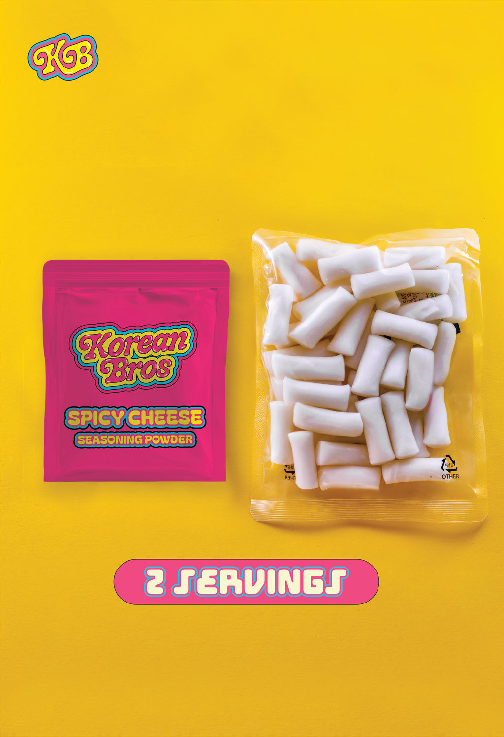 Spicy Cheese Tteokbokki (2 Pack)
